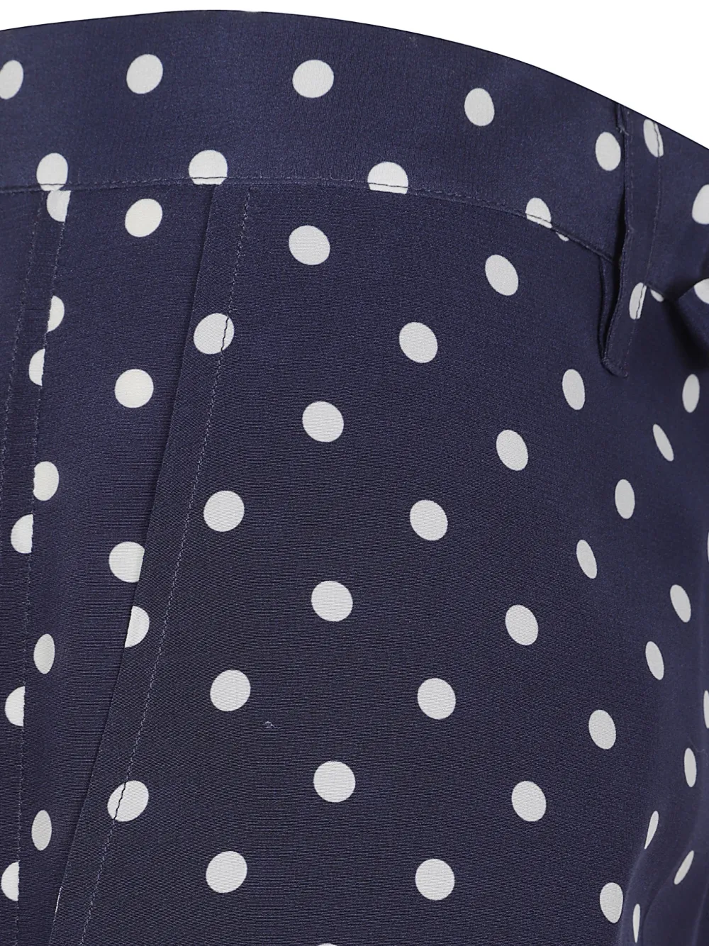 P.A.R.O.S.H. Broek met trekkoordtaille en stippen Blauw