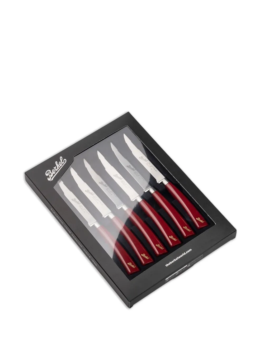 Berkel Hand-forged Steak Knifes Set (set Of Six) In Silver