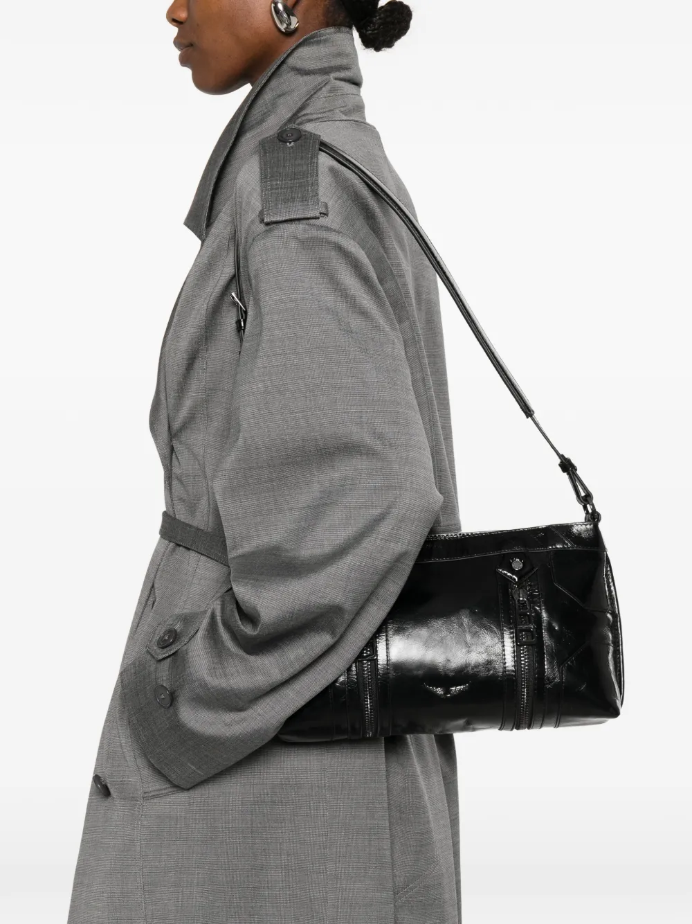  Zadig&voltaire Sunny Moody Shoulder Bag - Black 