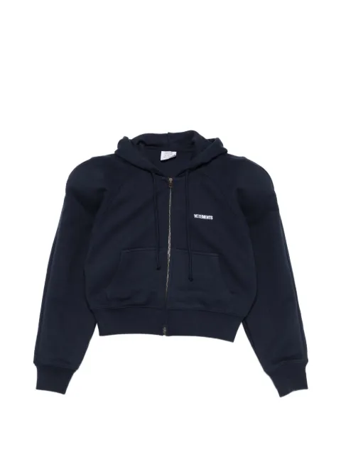 VETEMENTS logo-embroidered hoodie