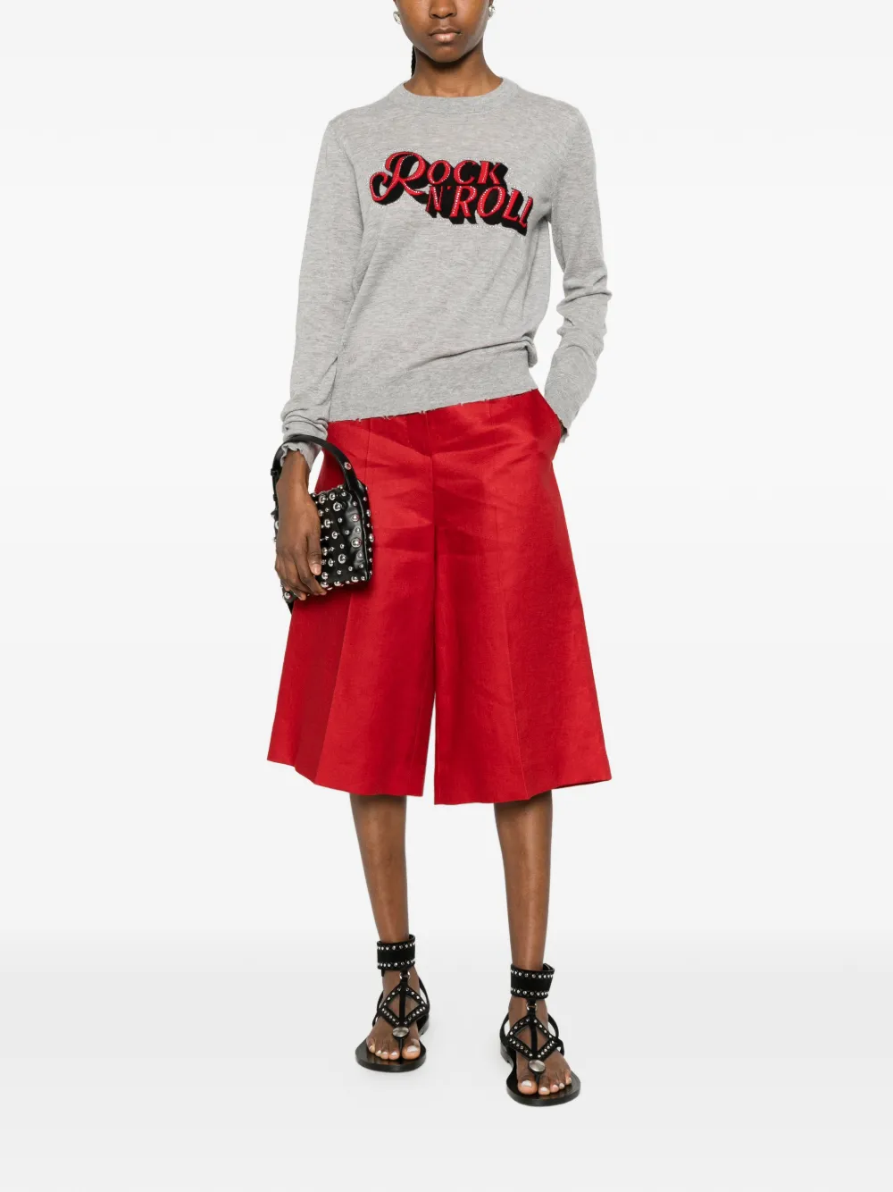  Zadig&voltaire Crew-neck Long-sleeve Sweater - Grey 