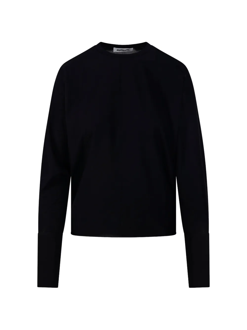 DARKPARK cuff long-sleeve top - Nero