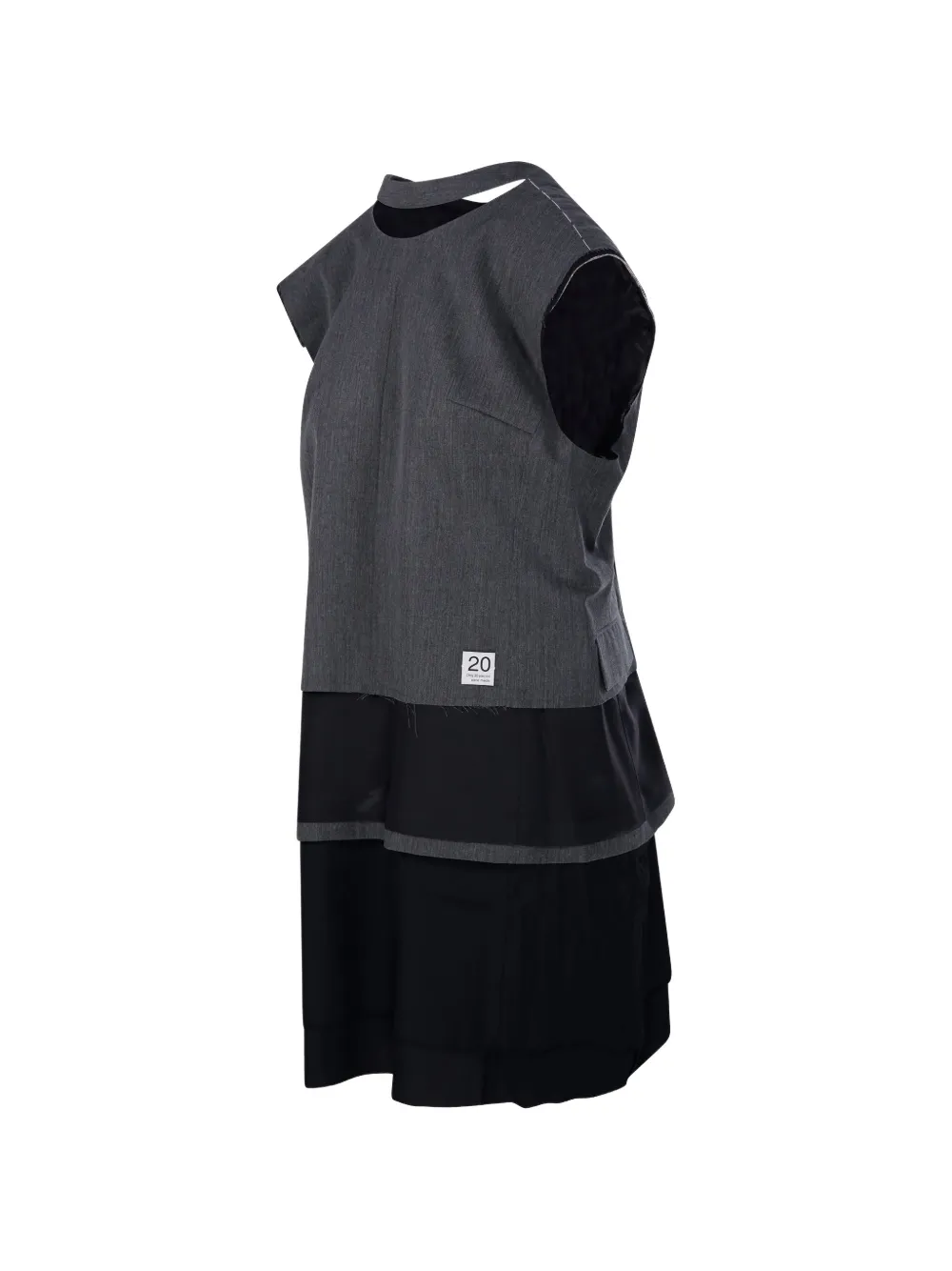  Re Code Vestido Corto Con Doble Botonadura - Negro 