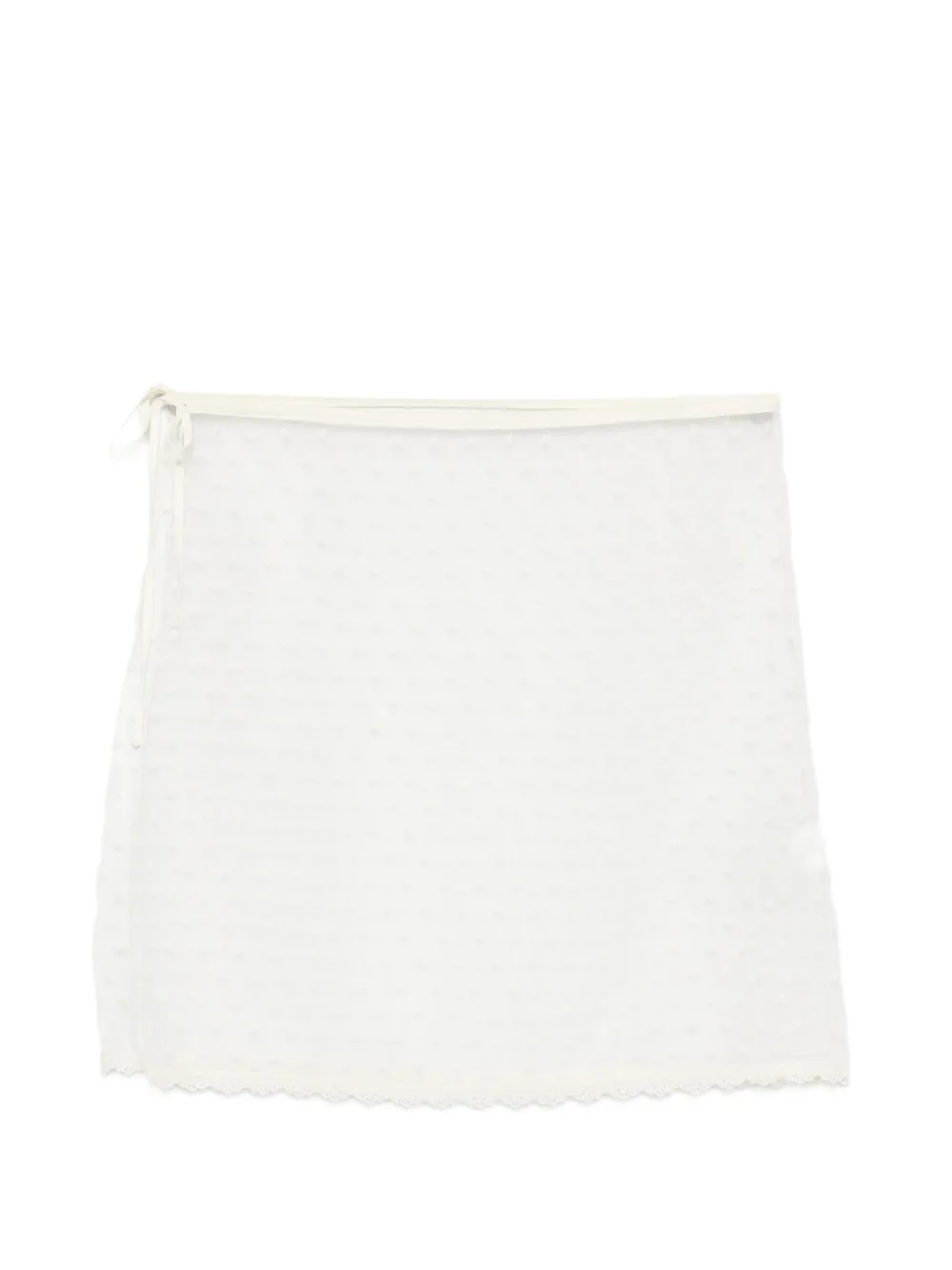 DUNST dotted lace skirt - Toni neutri