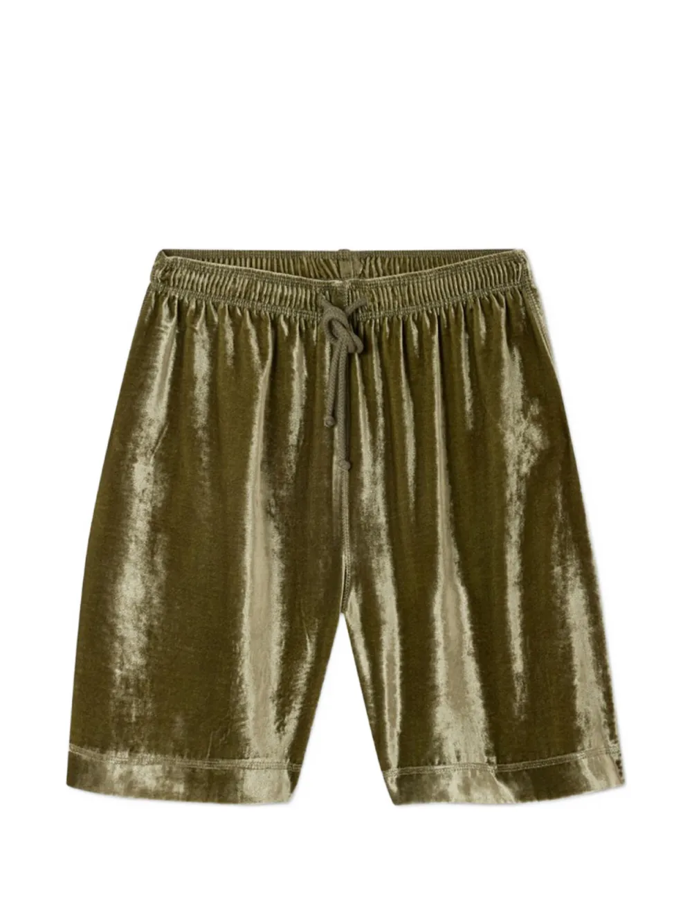 American Vintage Ankaz drawstring-waist shorts - Verde