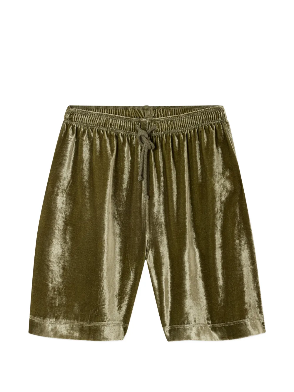American Vintage Ankaz drawstring-waist velvet-effect shorts · XS