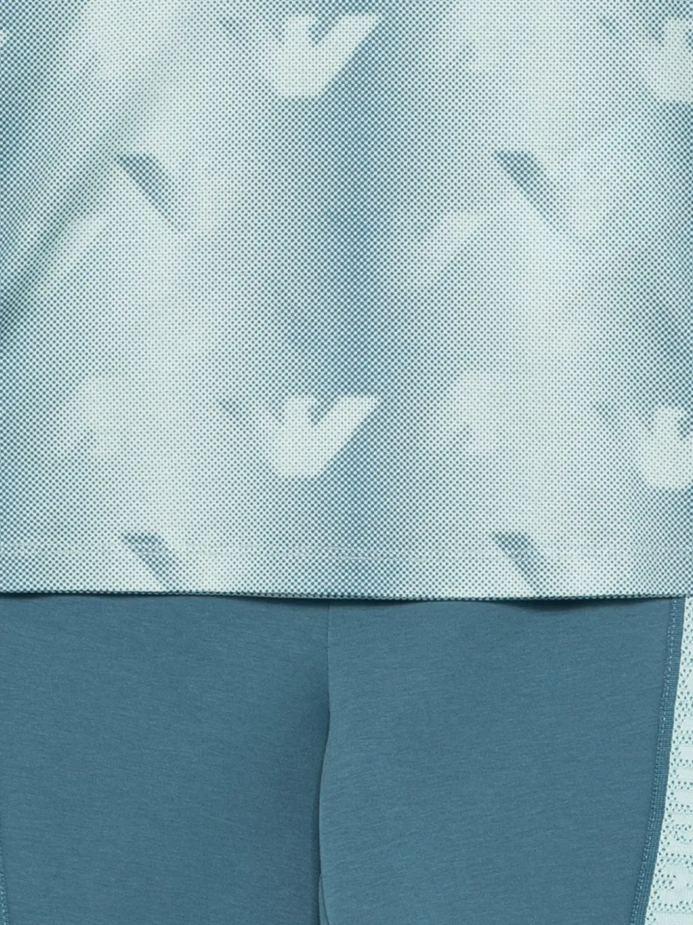 Emporio Armani Kids Shortsset met logo-patroon Blauw