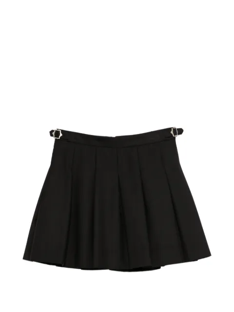 DUNST buckle pleated mini skirt