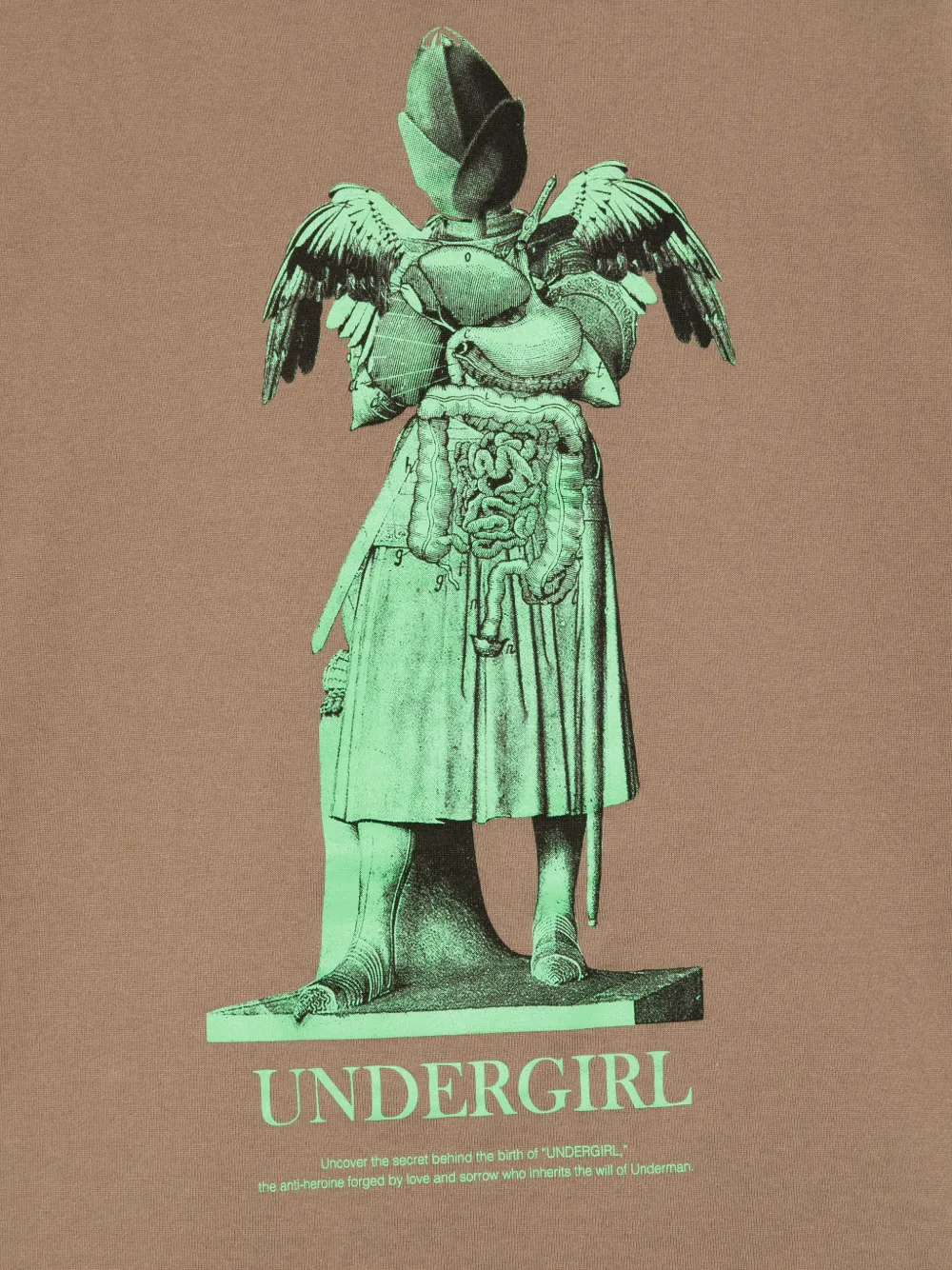 Undercover T-shirt met grafische print Bruin