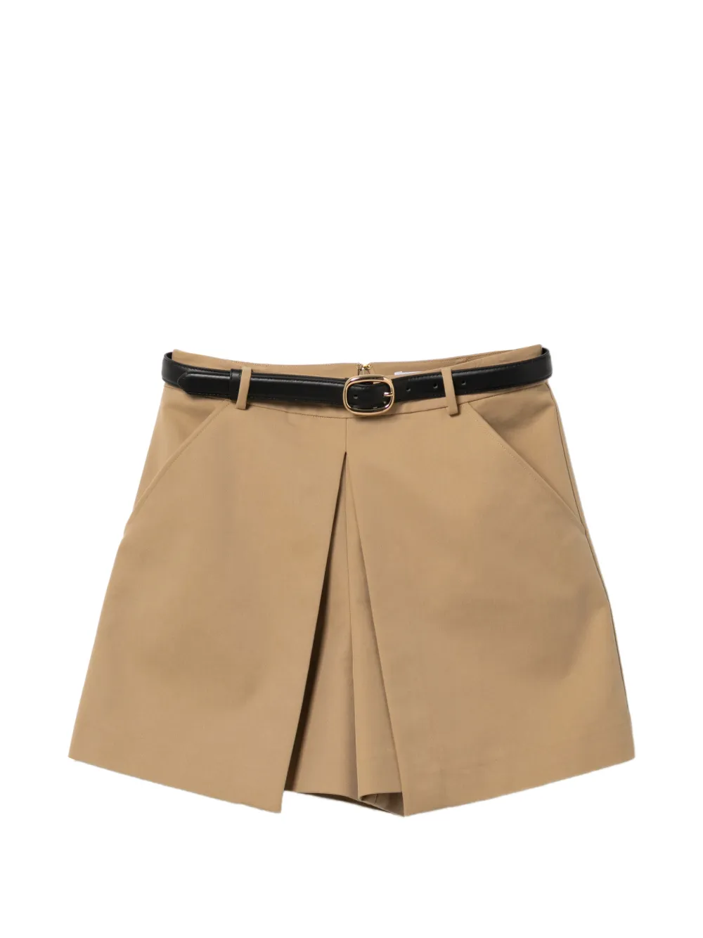 Self-Portrait Shorts stile gonna - Toni neutri