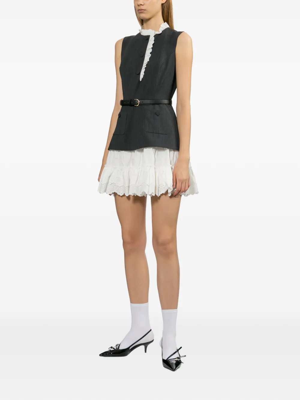 Frill Mini Dress