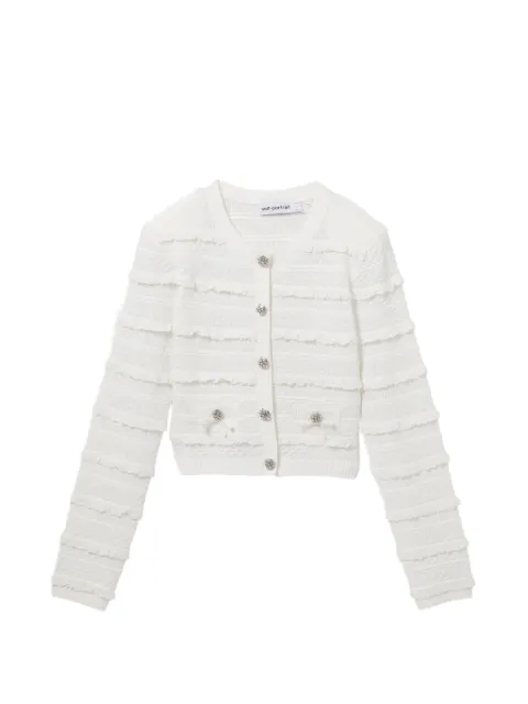 Self-Portrait tweed cardigan