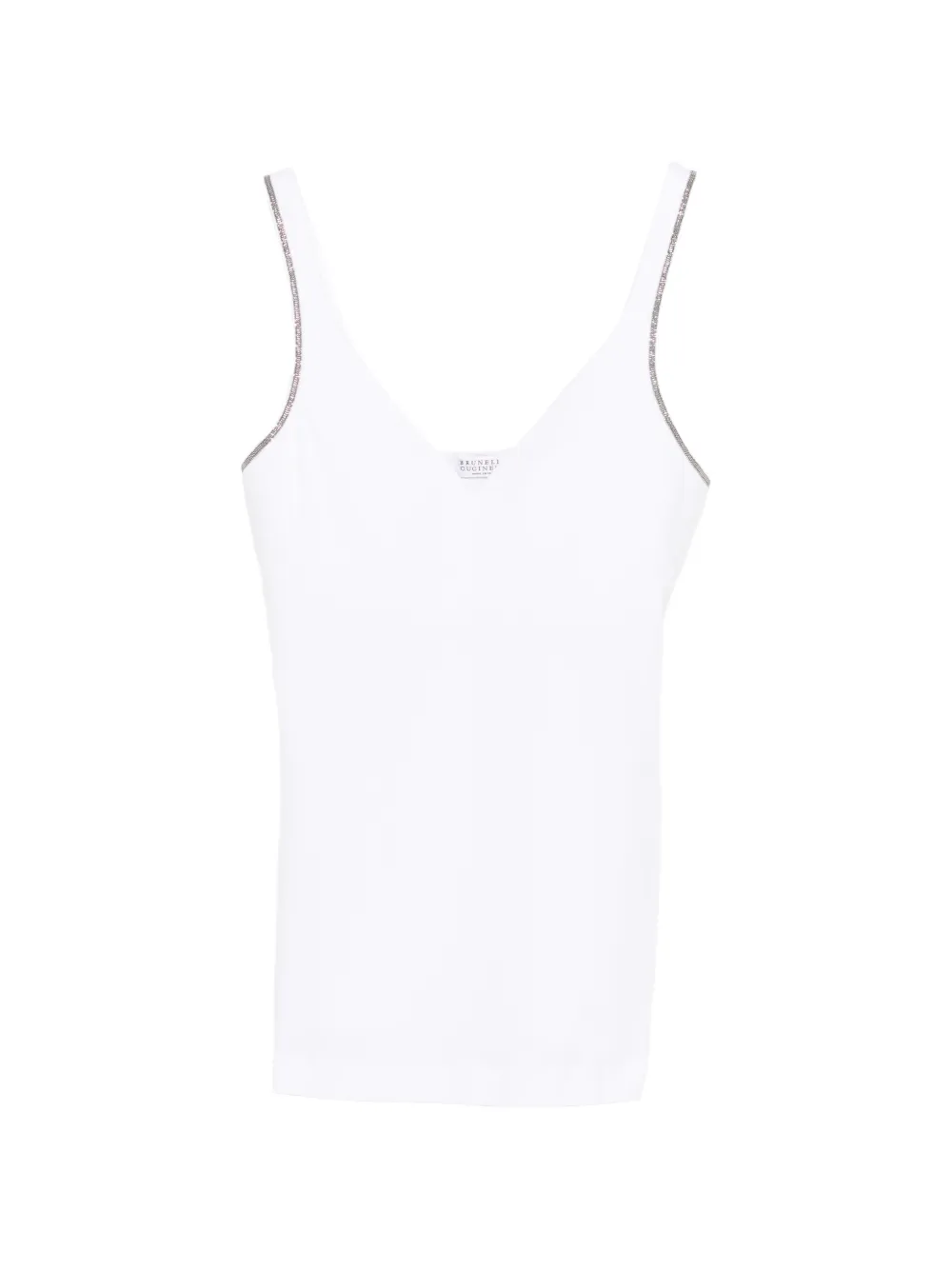 Brunello Cucinelli V-neck vest - Bianco
