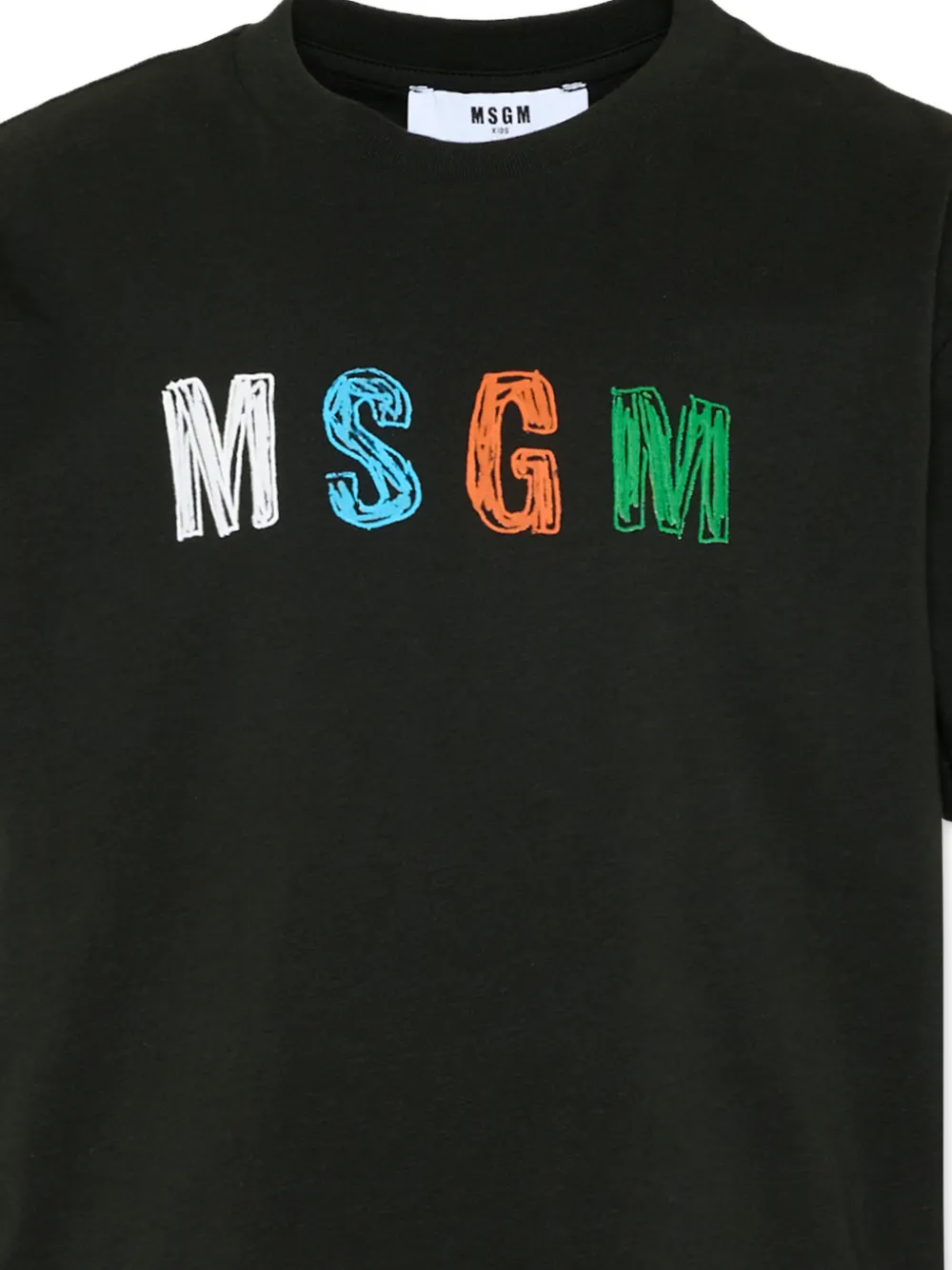 MSGM Kids T-shirt Zwart