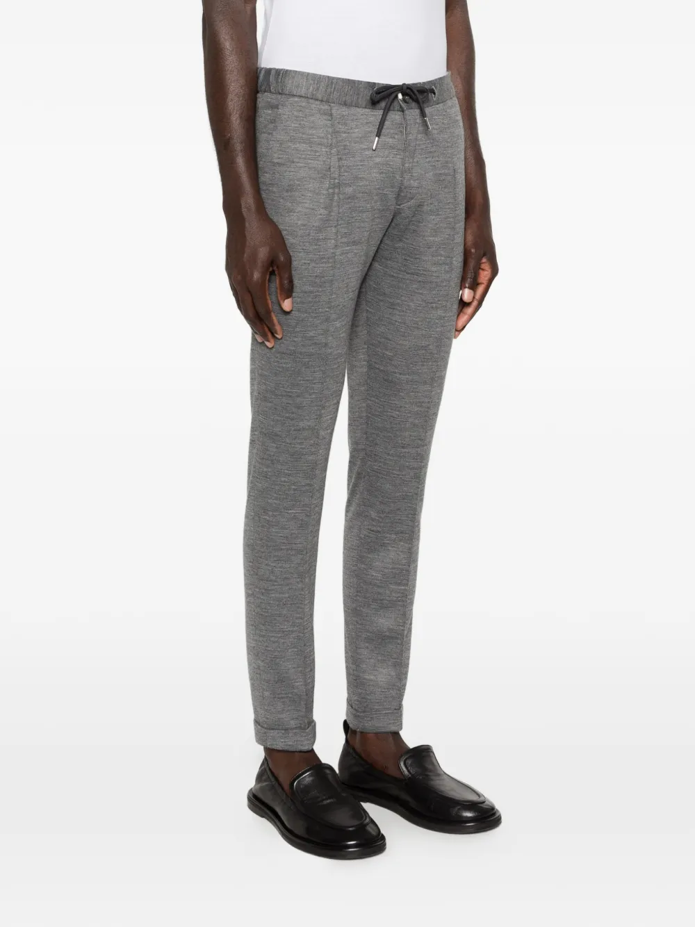 Profuomo Broek met trekkoord Grijs