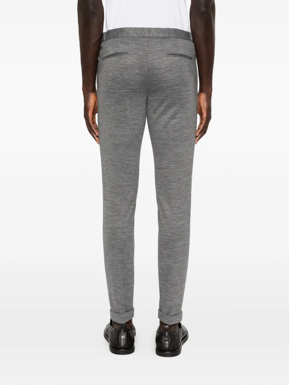 Profuomo Broek met trekkoord Grijs