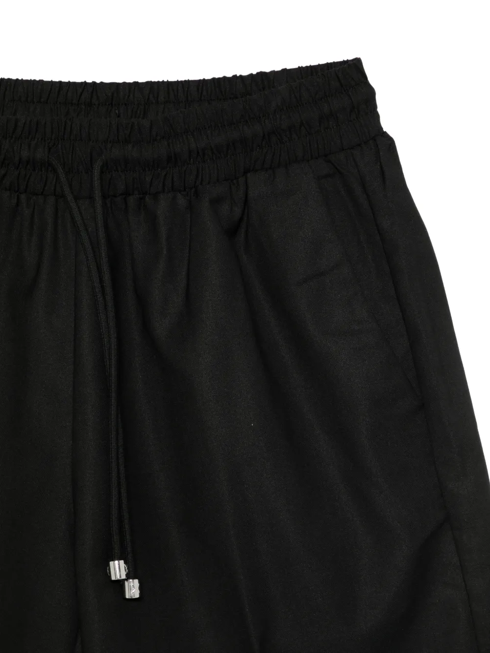  John Richmond Drawstring Elasticated Shorts - Black 