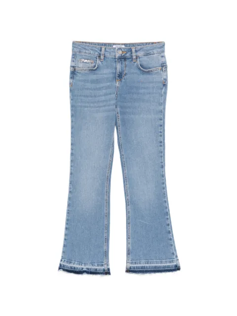 LIU JO bootcut jeans with unfinished hems