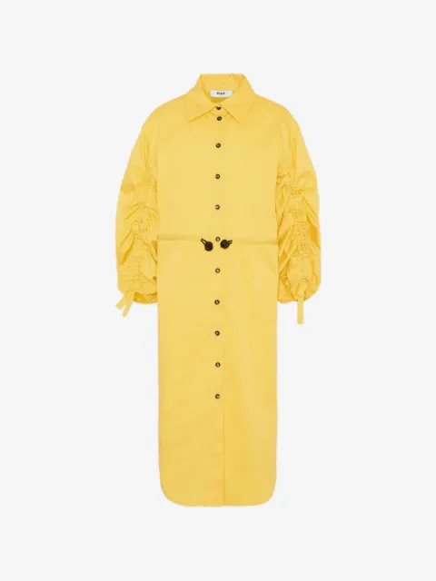 MSGM Kids vestido con mangas fruncidas