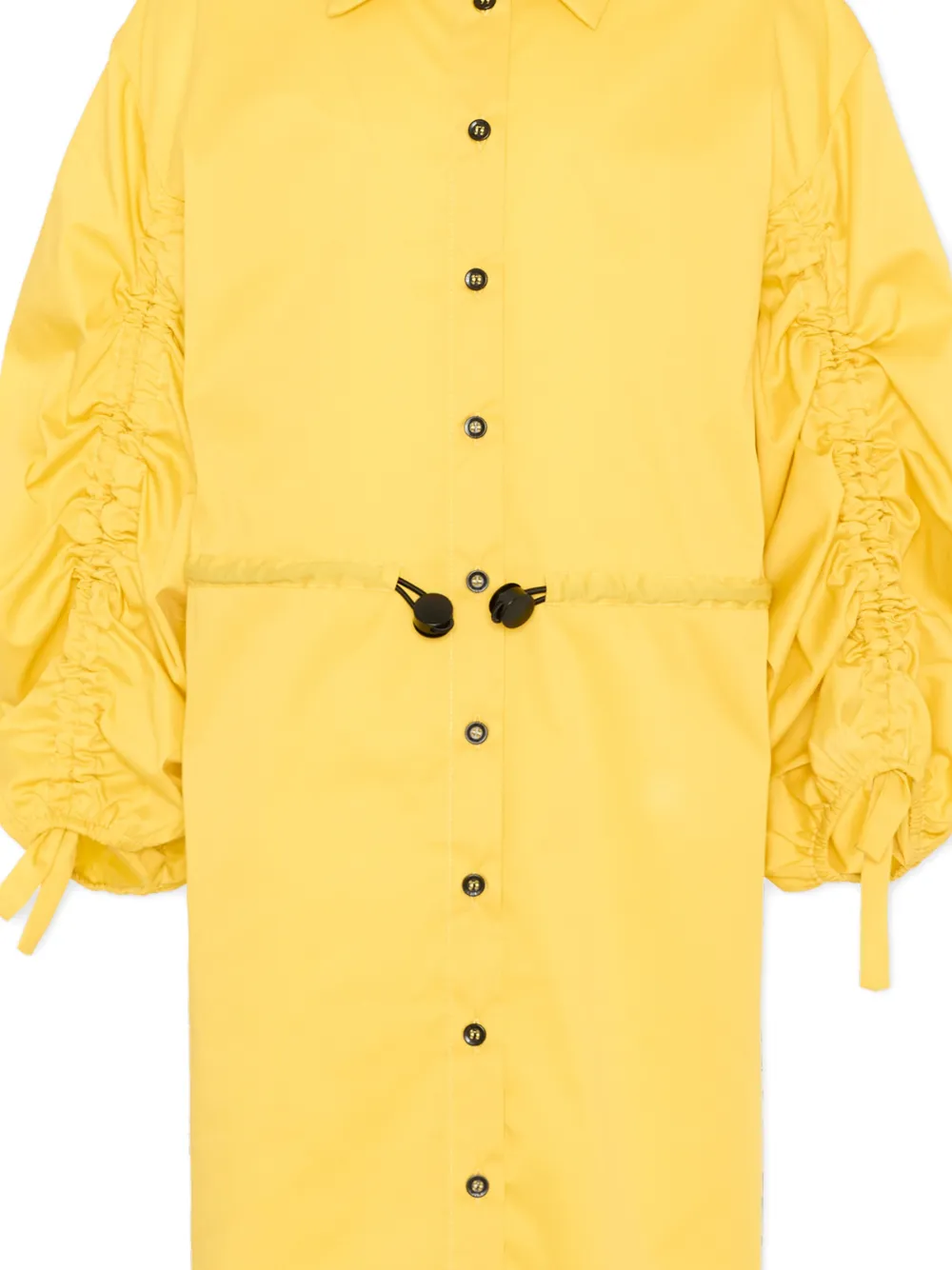 MSGM Kids Jurk met gelaagde mouwen Geel
