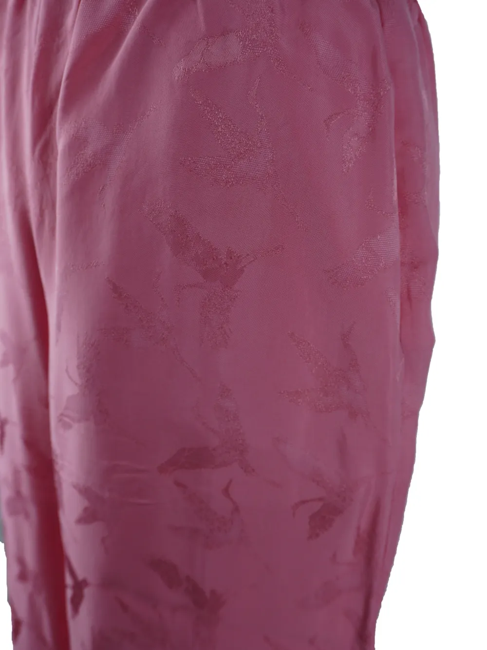 Patterned-Jacquard Palazzo Trousers