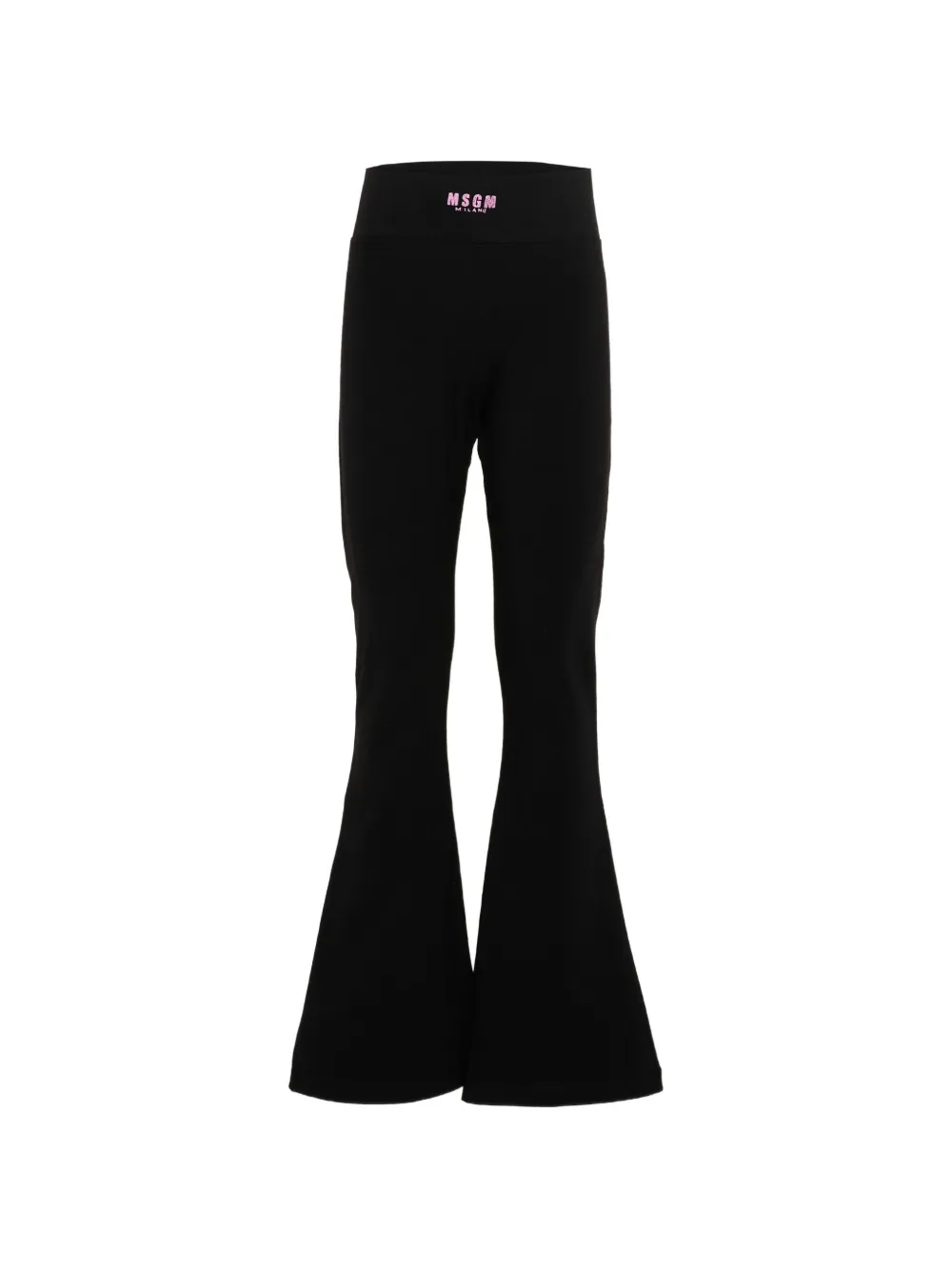 MSGM Kids flared leggings - Nero