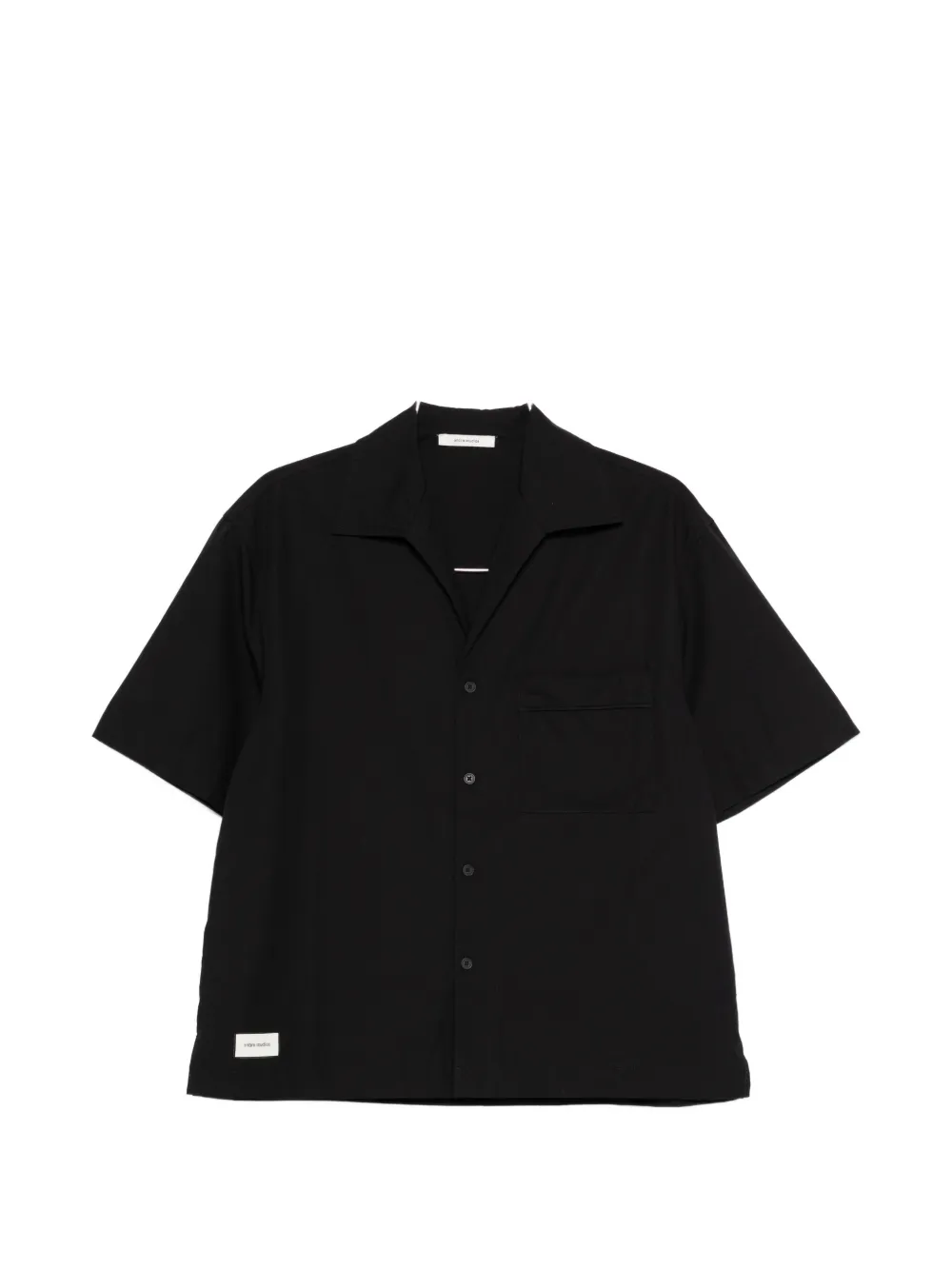 Entire Studios Pocket Short-sleeve Shirt In Black