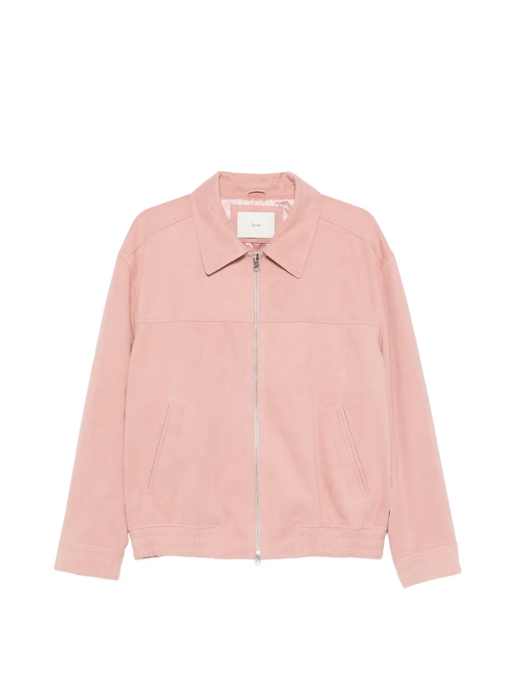 Dunst Zipped Bomber Jacket In Pink