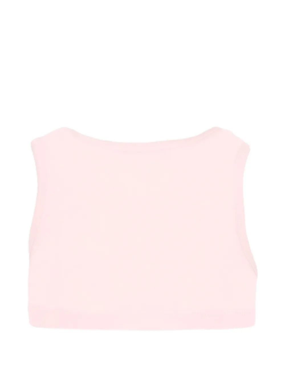  Msgm Kids Sleeveless Logo T-shirt - Pink 