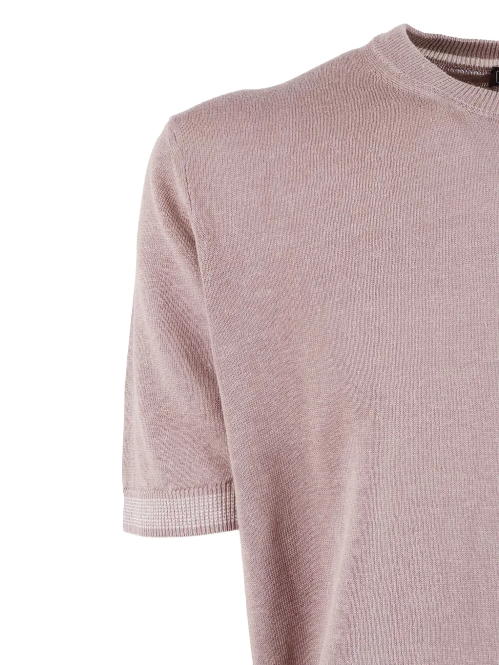 Peserico Gebreide trui met korte mouwen Roze