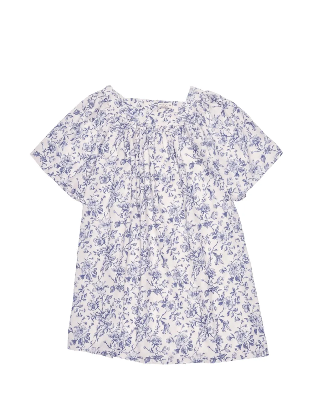 BABE & TESS Ada floral-print dress - Bleu BABE & TESS Ada floral-print dress - Bleu