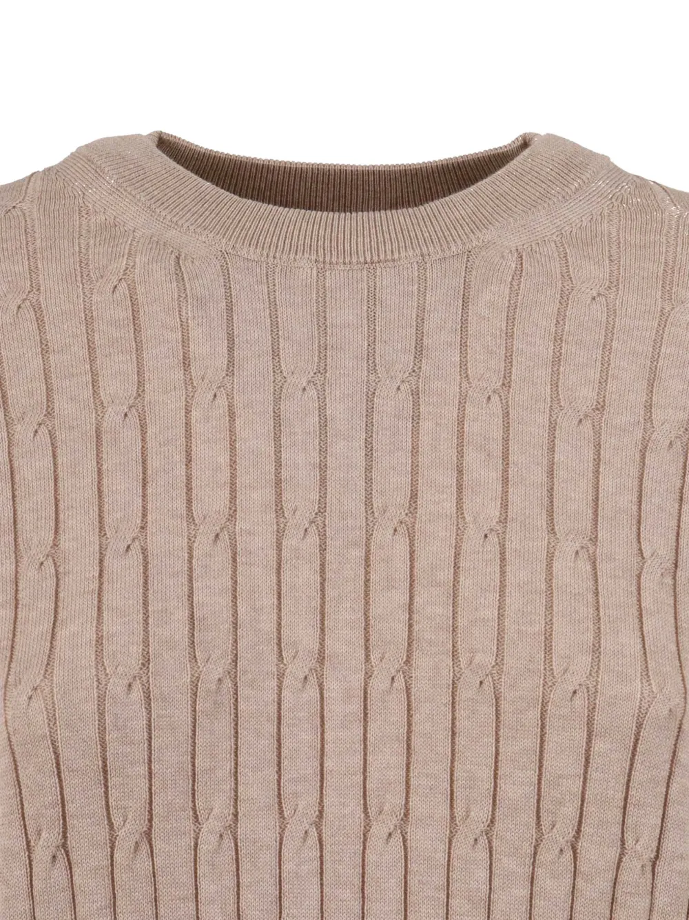 Ribbed Crew-Neck T-Shirt