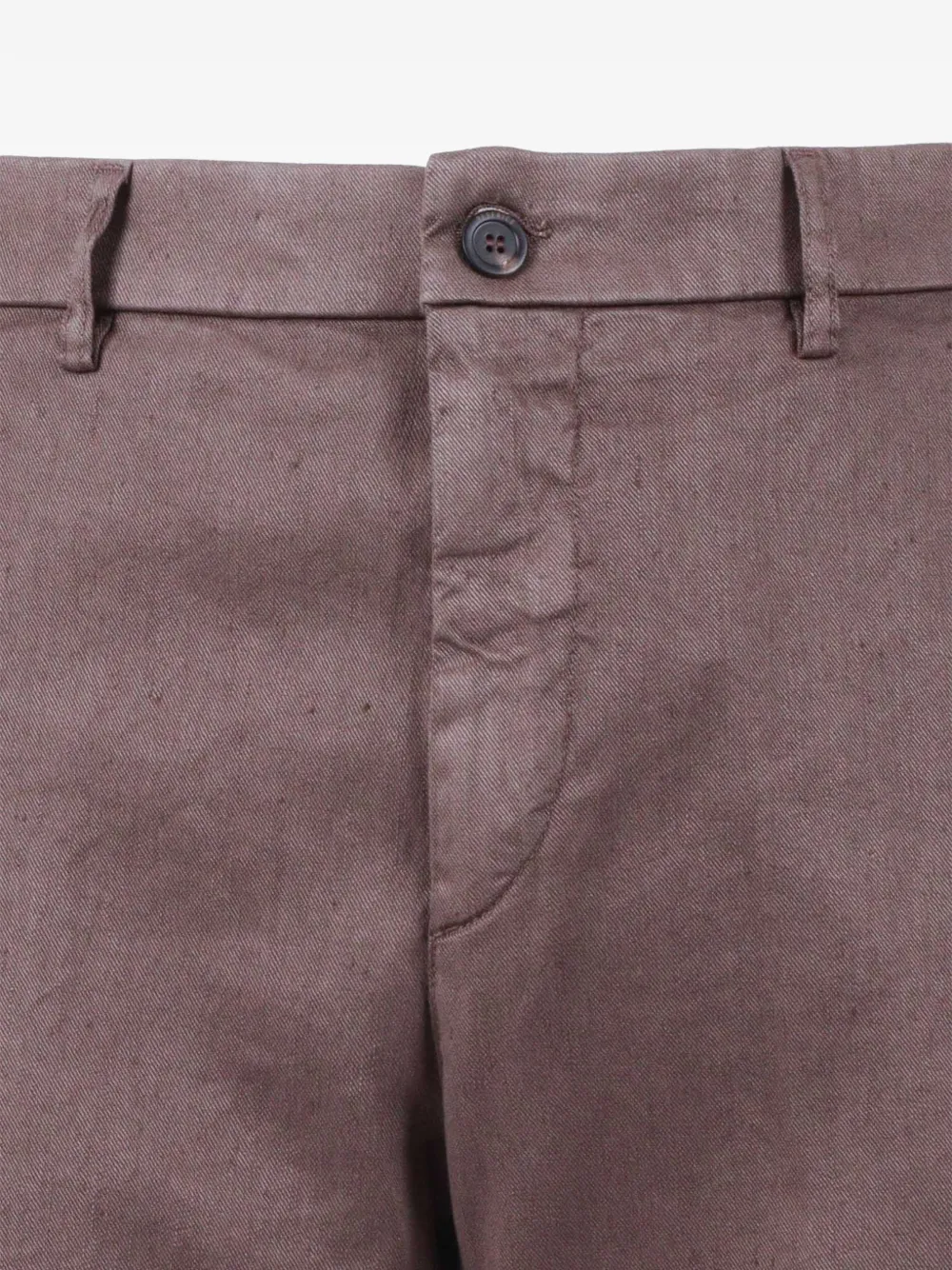Peserico Broek met knopen Bruin