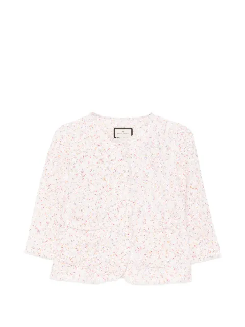 Bruno Manetti popcorn frayed jacket