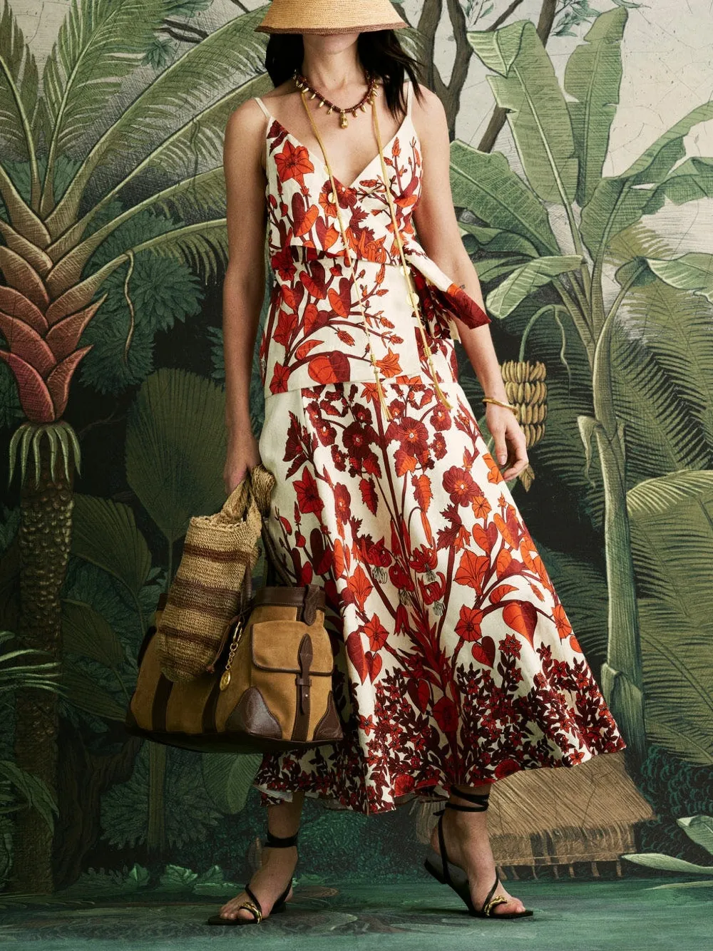  Johanna Ortiz New Gentle Floral-pattern Top - Neutrals 