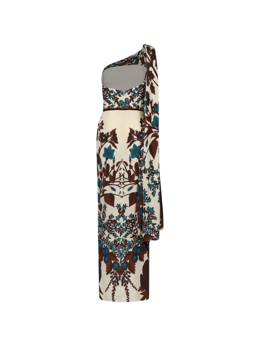 Johanna Ortiz Royal Garden midi-jurk Beige
