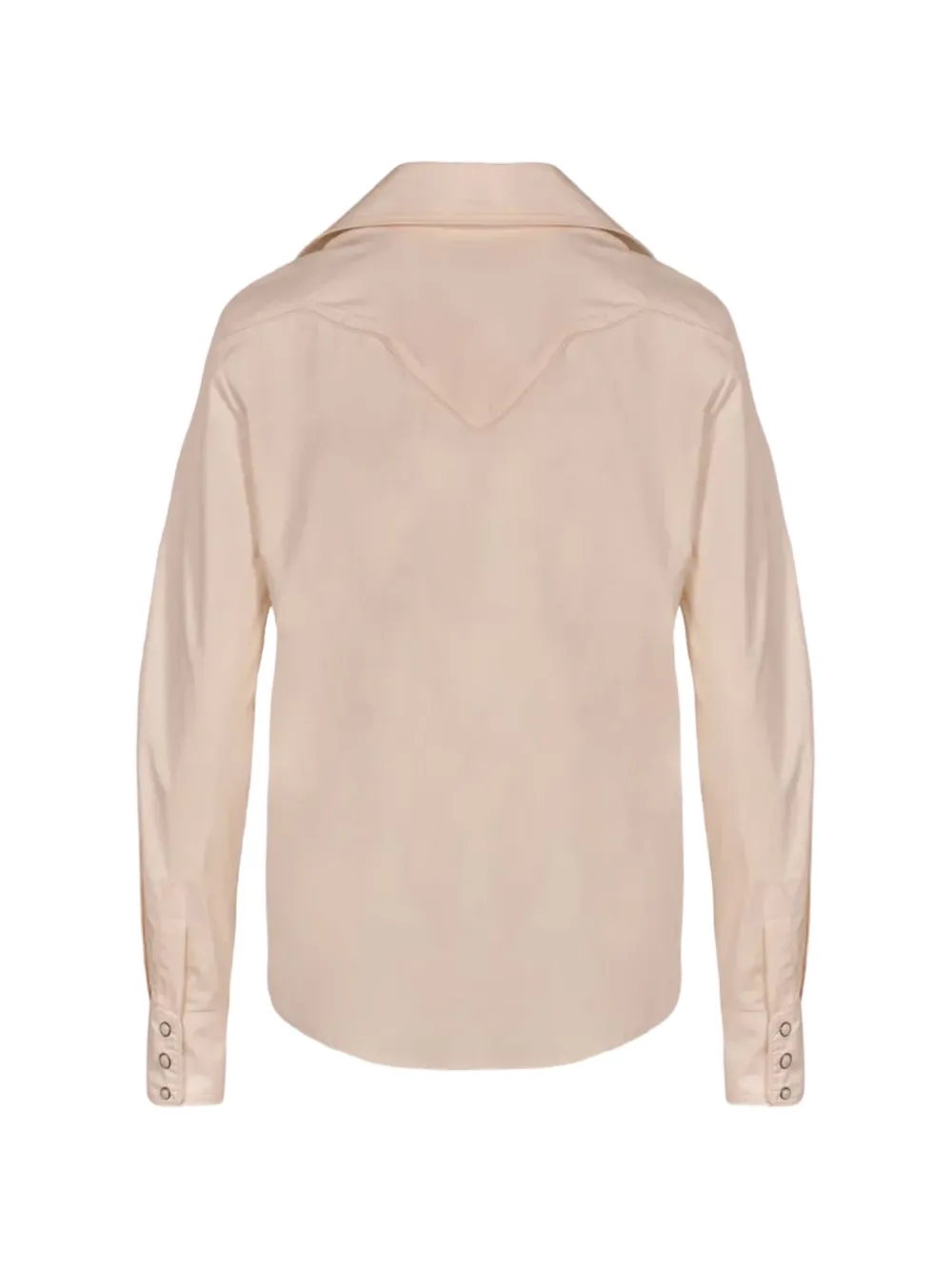 Johanna Ortiz Hacia Puerto blouse met V-hals Beige
