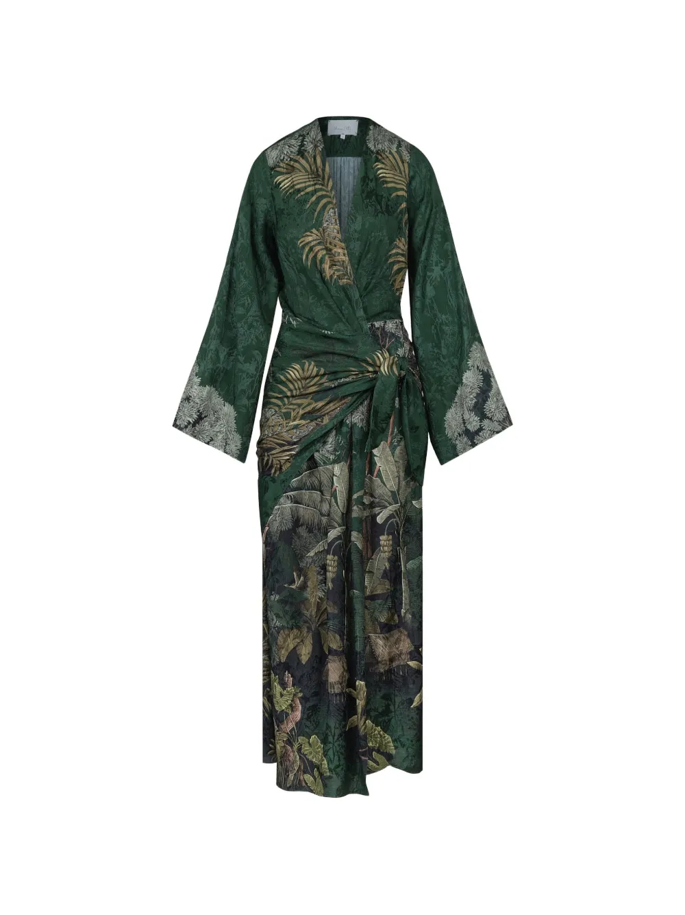 Johanna Ortiz New Ollantay floral-jacquard midi dress - Verde