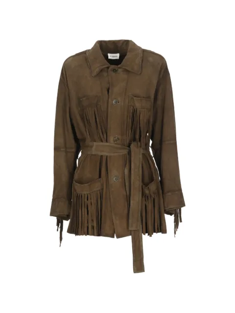 P.A.R.O.S.H. fringed leather jacket
