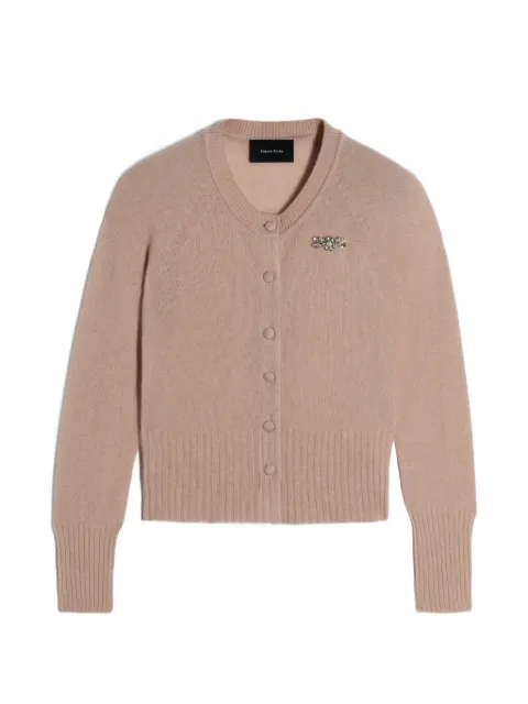 Simone Rocha relaxed embellished cashmere cardigan