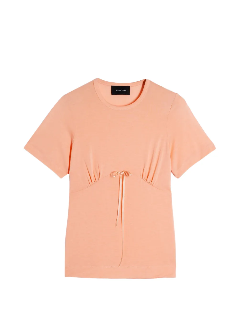 Simone Rocha T-shirt con arricciatura - Arancione