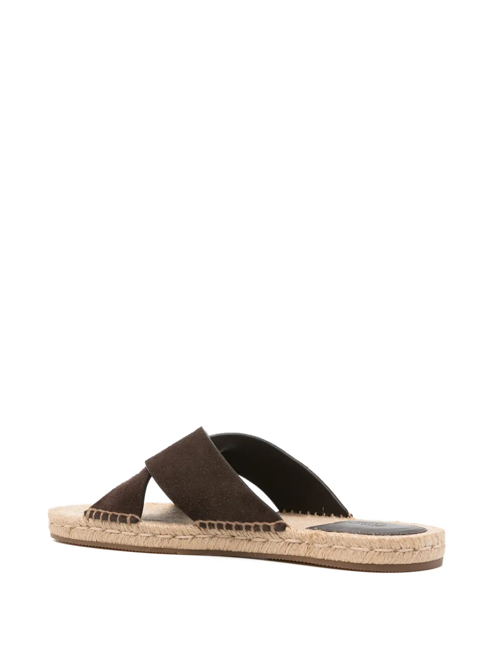 Zegna Sandalen met gekruiste bandjes Bruin