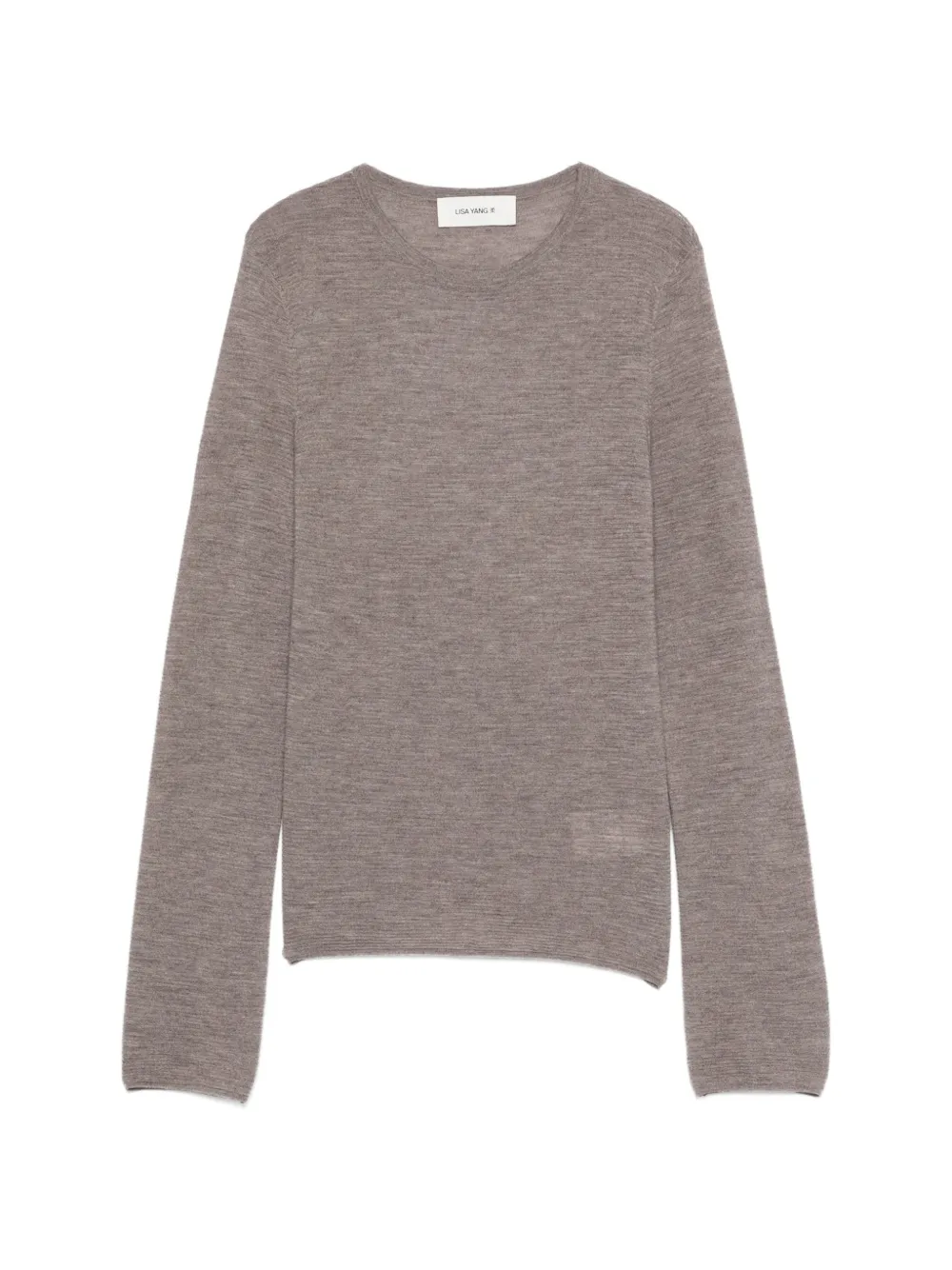 Lisa Yang Georgie long-sleeve top - Toni neutri