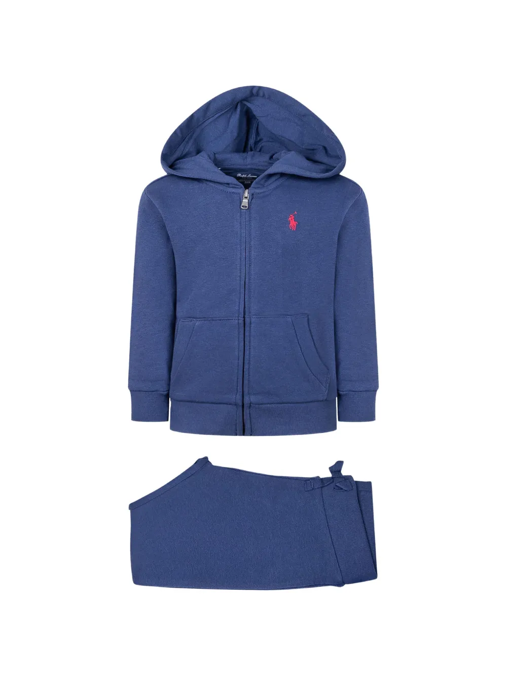 POLO RALPH LAUREN KIDS hooded zip-up tracksuit - Blu