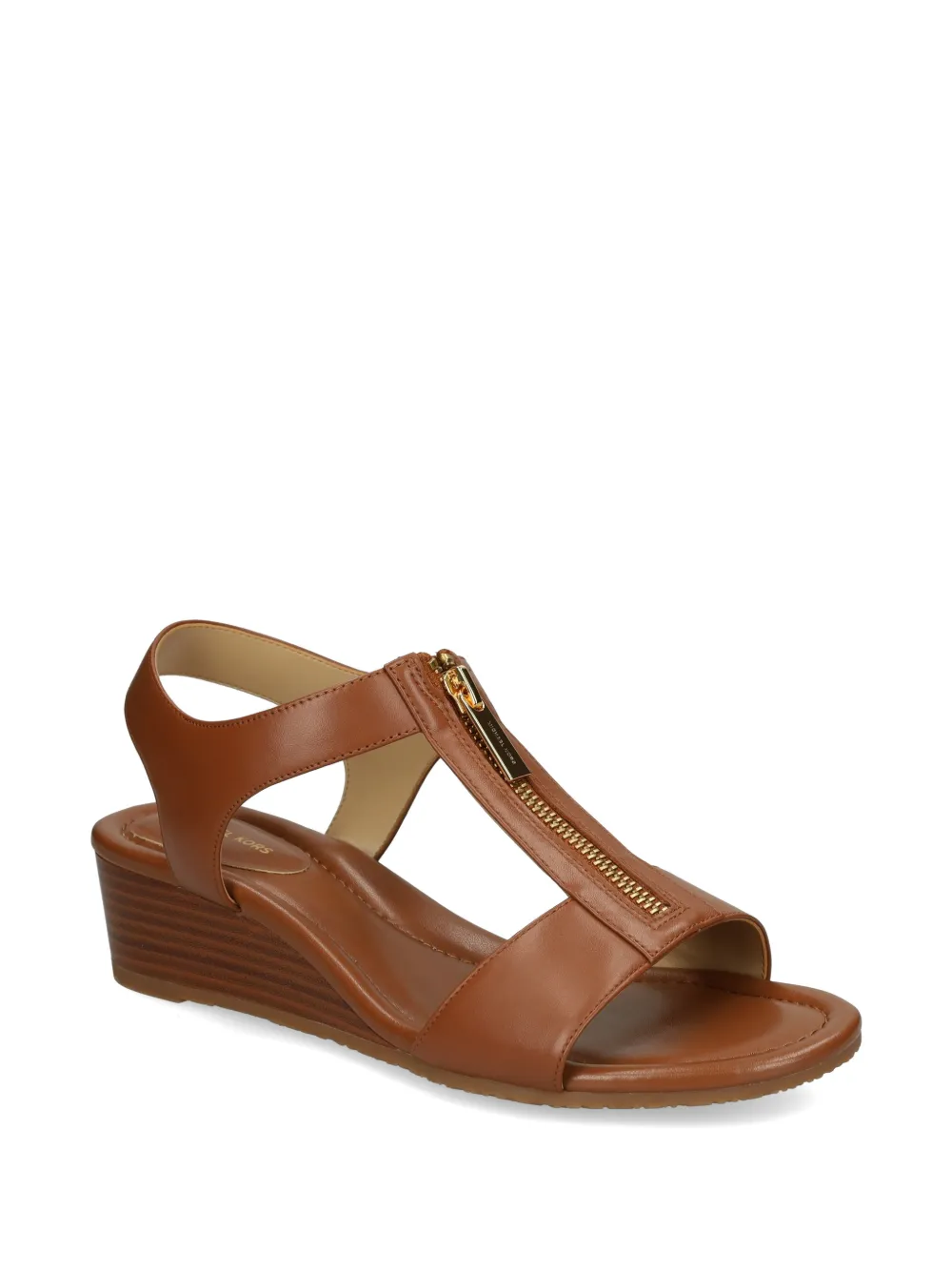 Michael Kors Berkley leren sandalen Bruin