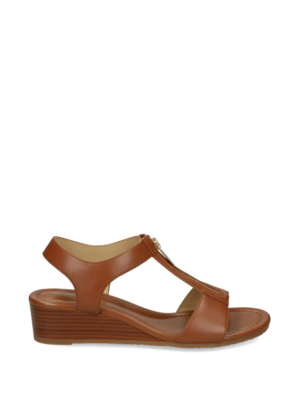 Michael Kors Berkley leren sandalen Bruin