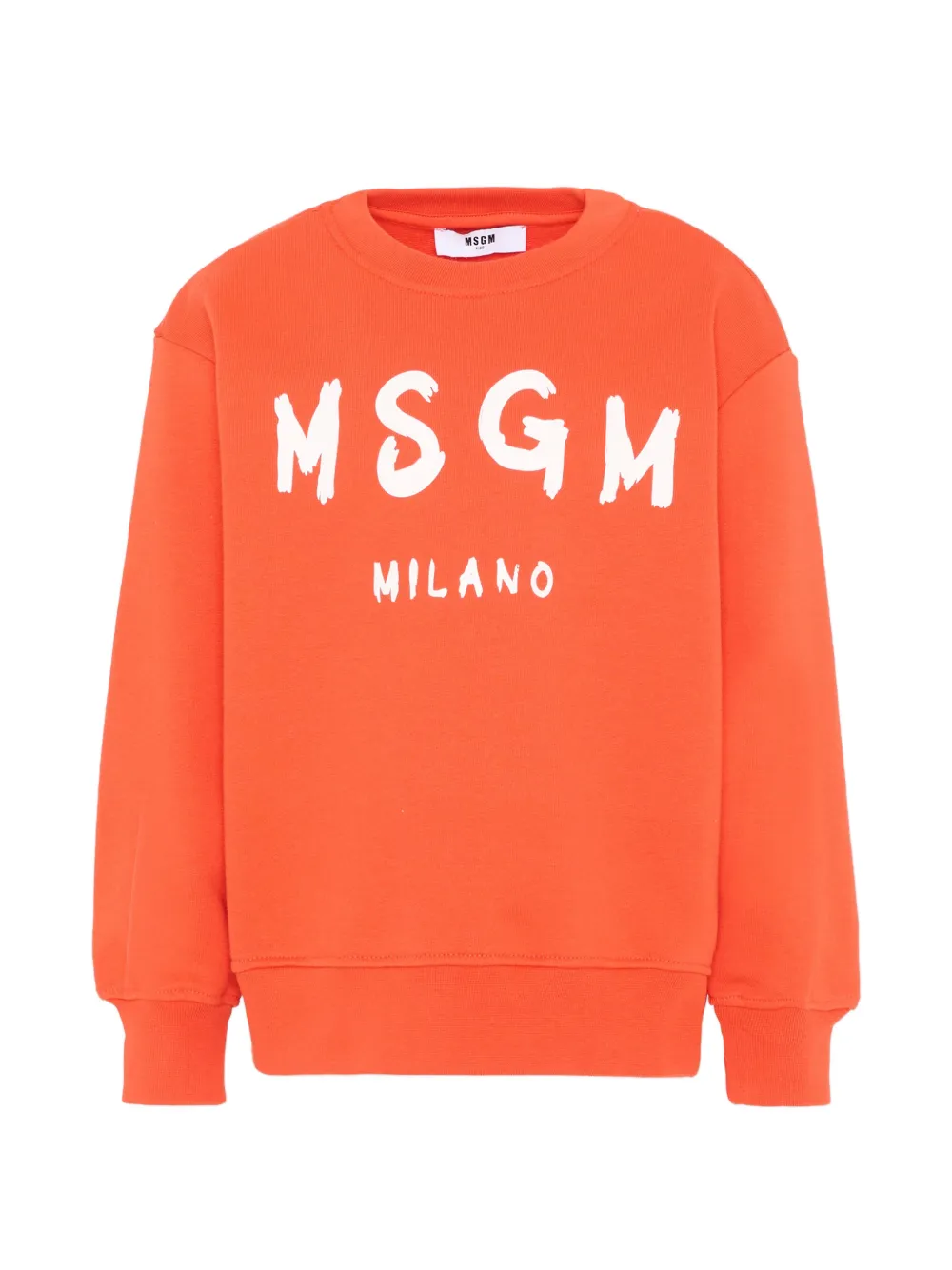 MSGM Kids logo-detail sweatshirt - Rosso
