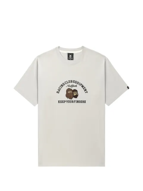 FINGERCROXX playera con cuello redondo