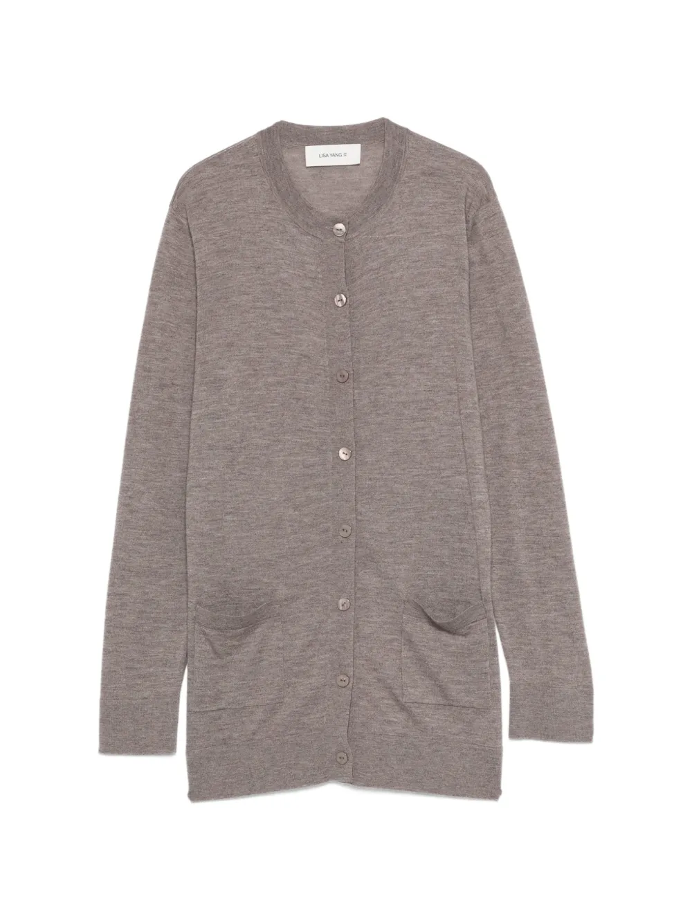 Lisa Yang Adeline pocket cardigan - Braun