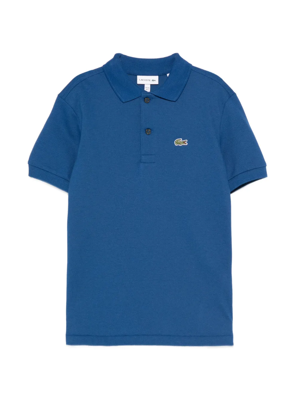 Lacoste Kids Polo con trama piqué - Blu